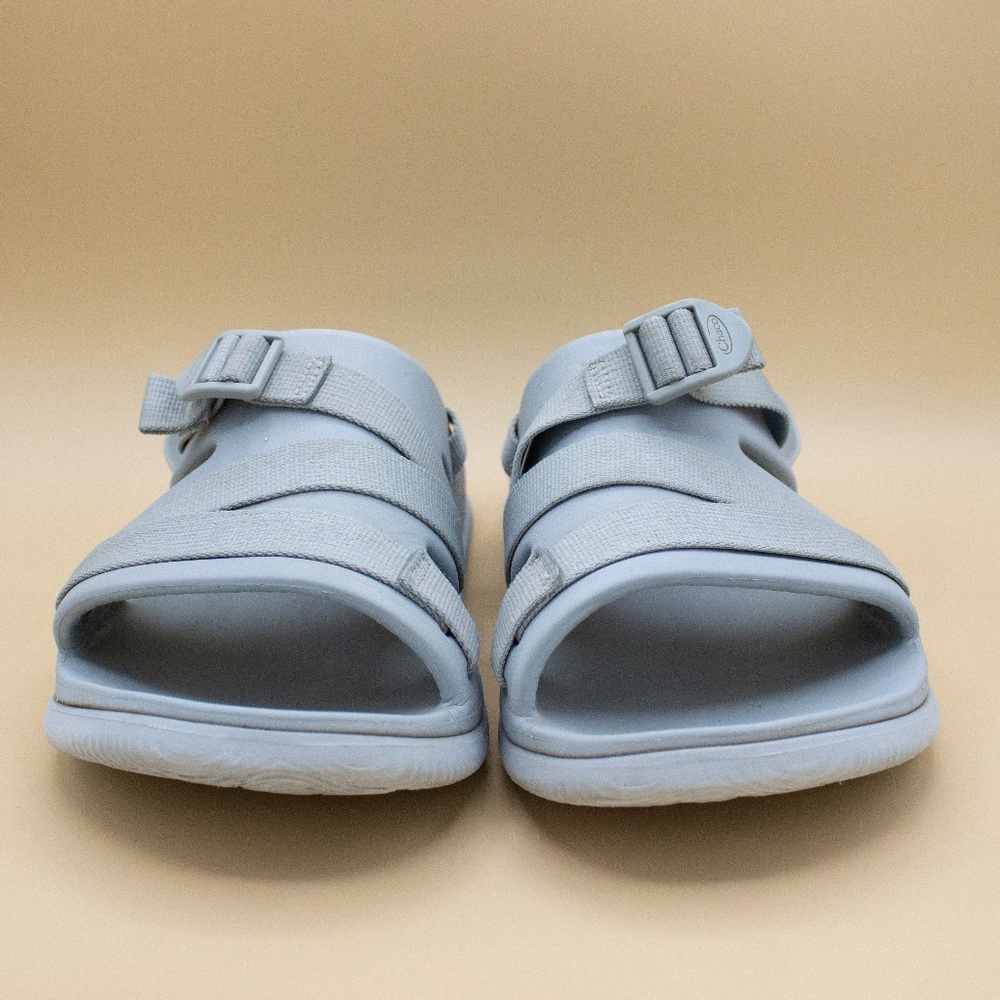 Chaco Chillos Sport Aqua Grey Sandals Women's Size 11 - Picture 2 of 8